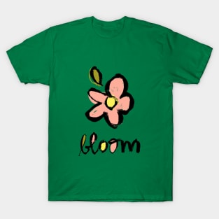 Bloom Flower Design T-Shirt